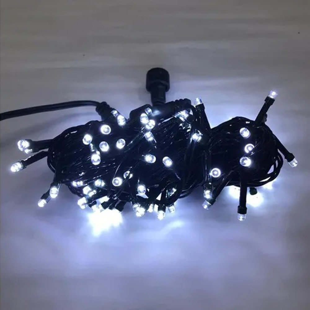 Cordão uso ext. ip44 fio 1,8mm verde 100 leds br. frio fixa tom. m/f 10mt 220v (SD-2102) Cordão uso ext. ip44 fio 1,8mm verde 100 leds br. frio fixa tom. m/f 10mt 220v (SD-2102)