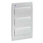 Centro distr.p/36 disj.din embutir c/ tampa branca pvc Weg