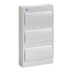 Centro distr.p/36 disj.din sobrepor c/ tampa branca pvc Weg