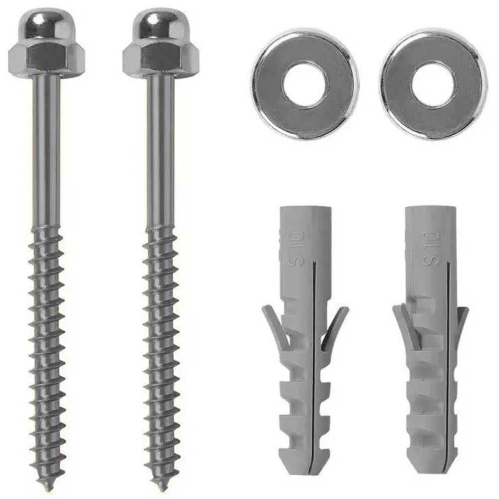 Parafuso louça bucha 10 90mm inox c/02un (90230) (Famosa) Parafuso louça bucha 10 90mm inox c/02un (90230) (Famosa)