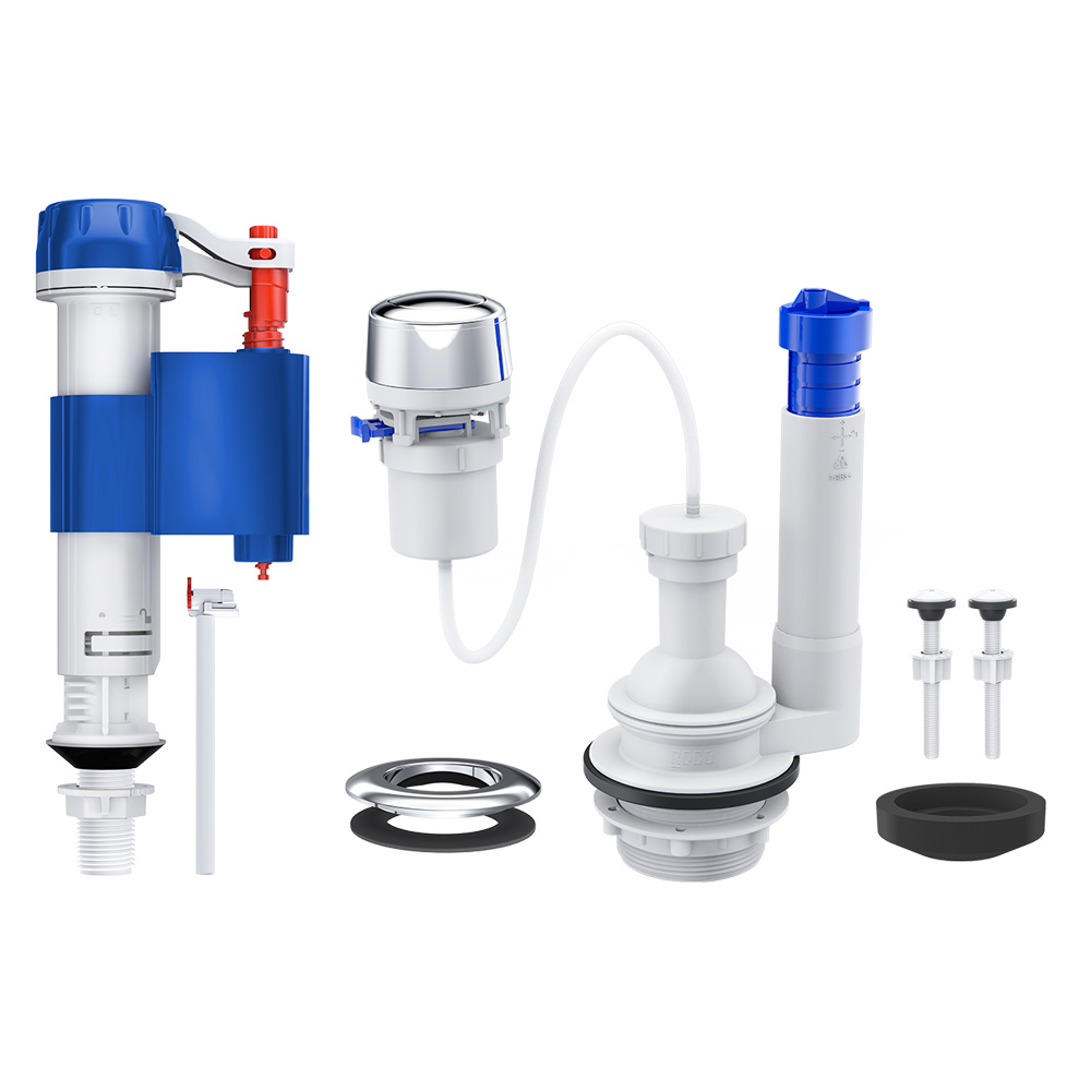 Kit completo p/caixa acoplada entrada master fllux e saída convencional superior c/ castelo cr (121326) (Roco) Kit completo p/caixa acoplada entrada master fllux e saída convencional superior c/ castelo cr (121326) (Roco)